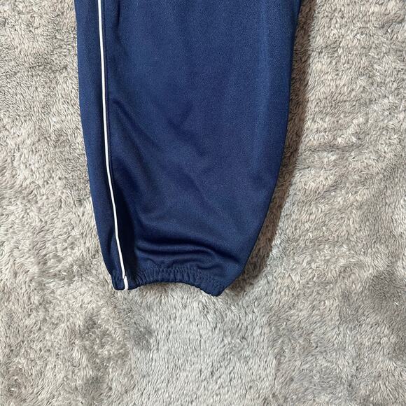 Alleson Athletic Navy Blue Softball Pants Pants Women L Large White Side Stripe - Picture 4 of 11